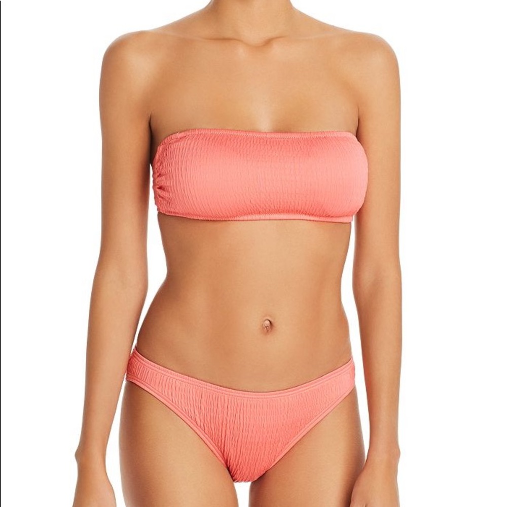 Smocked Bandeau Bikini Top+ Bottom Bloom